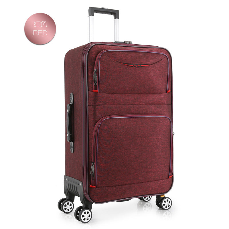 Processing custom large-capacity suitcase men's trolley case Oxford cloth universal wheel password suitcase children's leather luggage