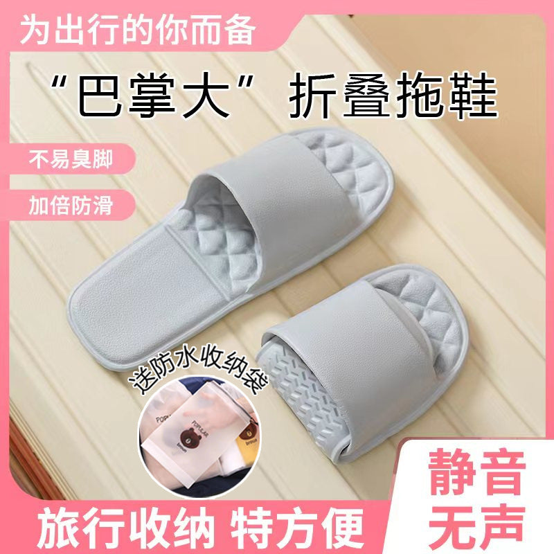 Disposable slippers travel foldable slippers convenient travel essentials hotel slippers for men and women
