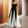 cross-border e-commerce women's fashion: european and american summer new arrivals - elegant, sexy, backless, slim-fit evening gown dress