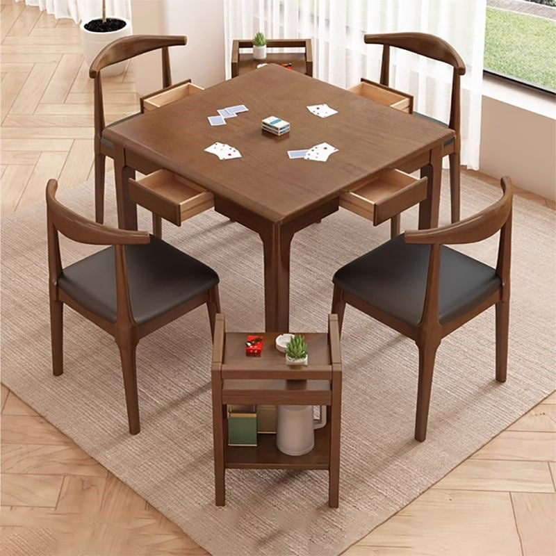 Solid wood small square table square dining table eight immortals table square table tea table special table for egg beating chess and card table playing cards table