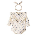 Baby newborn category a spring & autumn baby onesie long sleeve triangle swaddle bodysuit baby ins crawling suit new pure cotton