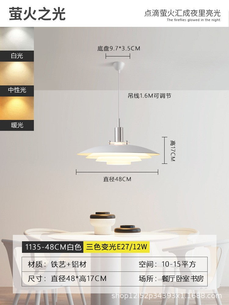 Danish ph5 restaurant pendant light designer fixture nordic art ufo lamp japanese creative dining table bar light