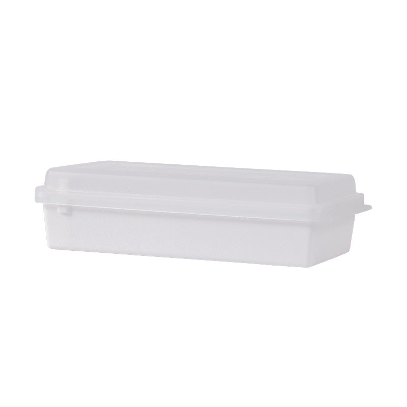 Kitchen butter keeper - airtight storage container with lid for refrigerator, slicer, and cheese cutting & storing