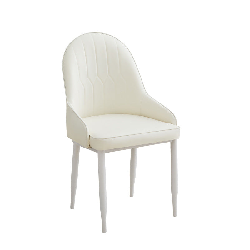 Luxury high-end chair, home leather stool, modern minimalist nordic dining chair, home living room hotel dining chair