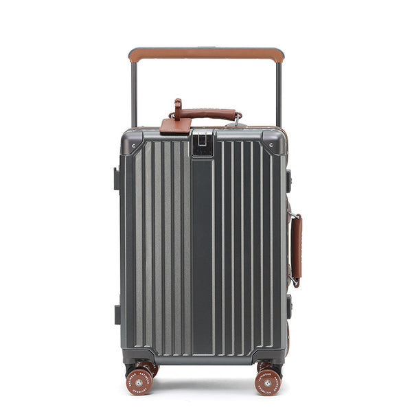 Wide trolley suitcase 20 inch boarding case 24 inch anti-drop trolley case filling wheel PC travel case password bag