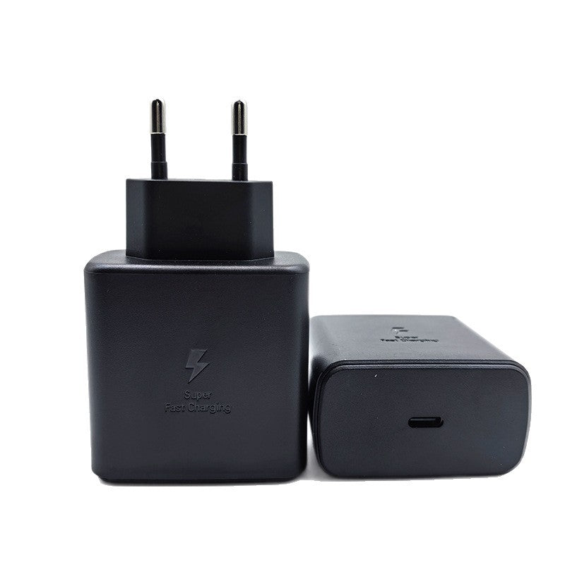 Original t845 charger, compatible with samsung phones, 45w european/uk plug, super fast charge 2.0 charging adapter