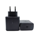 Original t845 charger, compatible with samsung phones, 45w european/uk plug, super fast charge 2.0 charging adapter