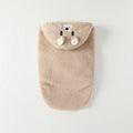 Newborn baby autumn/winter thickened warm swaddle blanket, anti-startle coral fleece swaddle sleep sack for young babies - new arrival