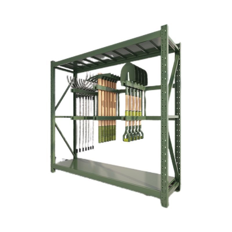 Army green shield, shovel, iron pick, material, barracks, security, combat readiness, warehouse, armed forces equipment, thickened storage shelves
