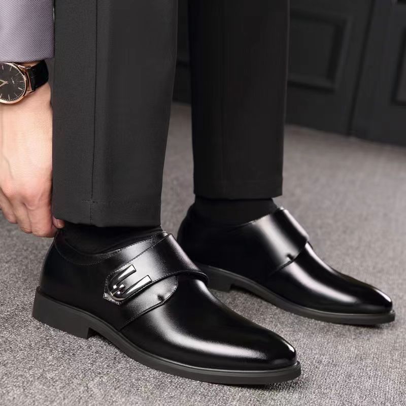 Men's leather shoes - soft leather, soft sole - business casual, work, security, dad shoes - wholesale & dropshipping available