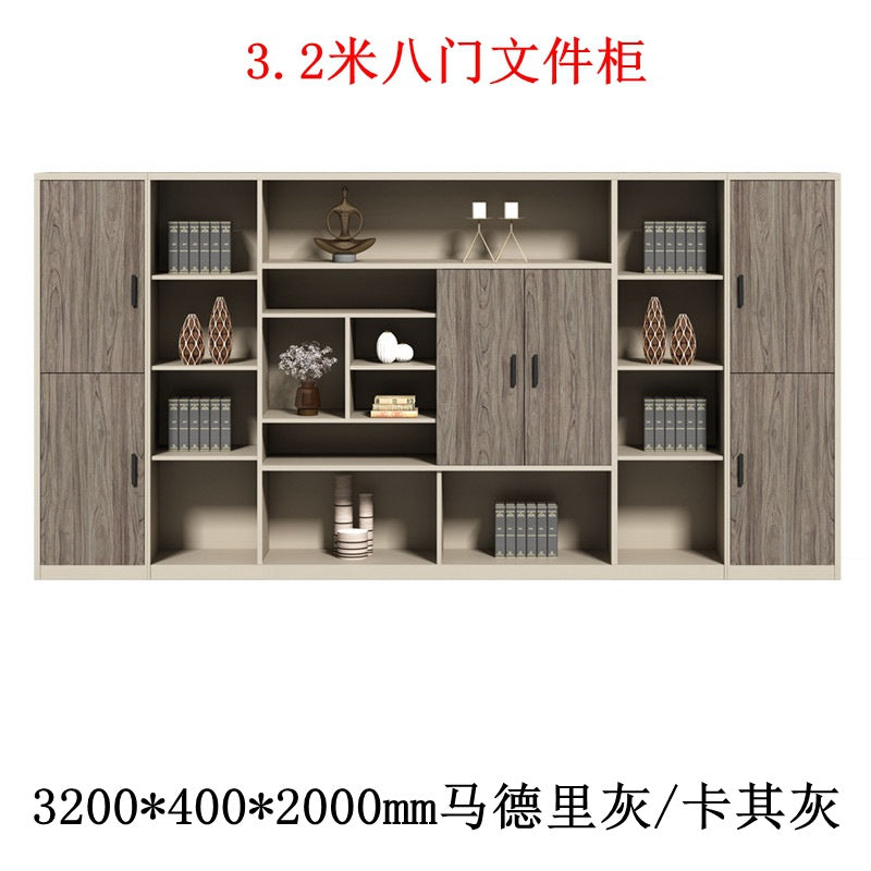 Boss table bookcase casual storage storage cabinet furniture office background file cabinet information cabinet wooden floor cabinet