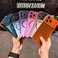 Large viewing window changes to 17 in seconds, suitable for apple 17pro mobile phone case 16iphone15magsafe magnetic suction new style