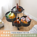 Kitchen storage rack - home fruit & vegetable organizer, freestanding rotating, detachable multi-tier shelf, grocery storage rack