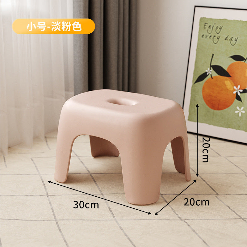 Plastic stool kids washbasin step stool for homethickened small stool adult non-slip stool shoe changing stool low stool