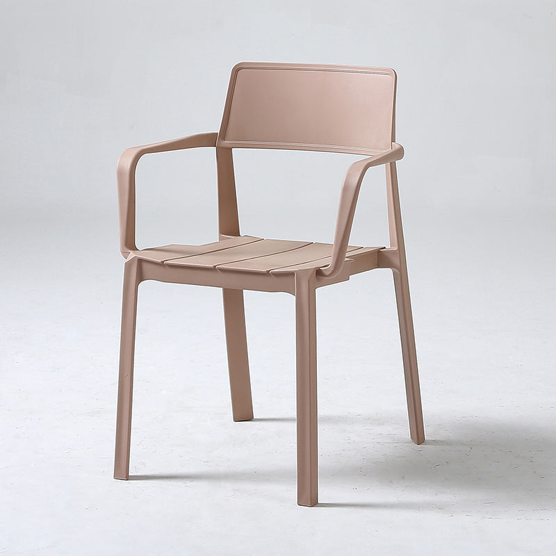 Scandinavian dining chair casual internet celebrity chair ins white chair designer eames plastic chair pp backrest