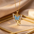 European and american fashion hot selling copper inlaid zirconia flower necklace for women, light luxury niche style, versatile minimalist, non-fading clavicle chain jewelry