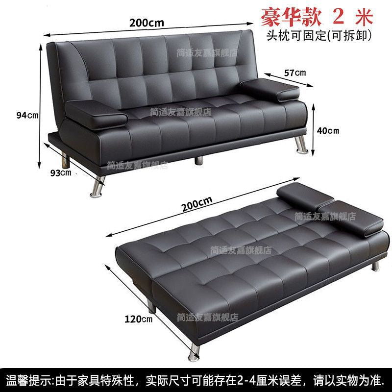 Lazy person's convertible sofa bed for bedroom, living room, office, small apartment – foldable, multi-functional, perfect for rentals