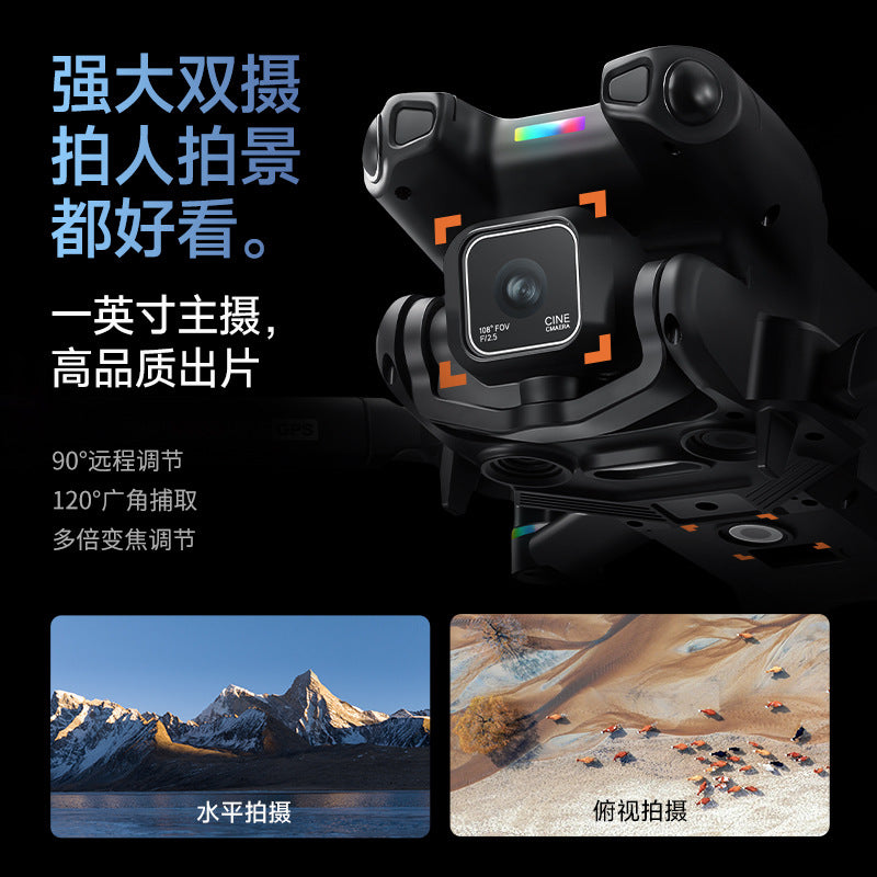 k900 drone with screen remote control, airdrop, hd aerial photography, obstacle avoidance, brushless motor, long endurance remote control aircraft