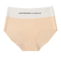 European and american cross-border exclusive: women's seamless high-waisted thong panties - color block design, ice silk nylon, high-stretch comfort