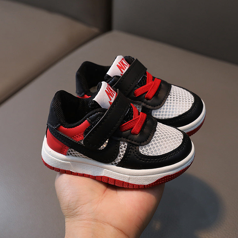 Kids' sneakers & athletic shoes - boys & girls, toddler shoes, infant shoes, spring/summer hollow-out mesh sandals, skate shoes, white sneakers