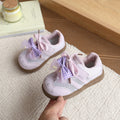 Vancahao kidsfashion sneakers  spring & fall new arrivalk-stylekids shoes girl lacebows german training shoes