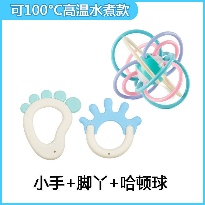 Cross-border export newborn baby toys baby hand rattle boys and girls early education puzzle bell toothpaste bed bell accessories