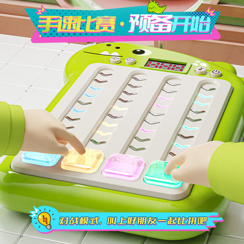 cartoon dinosaur rhythm master quick push game console puzzle dance game console breakthrough decompression kids toy