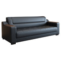 Office sofa minimalist modern coffee table set business genuine leather office sofa for office area reception room