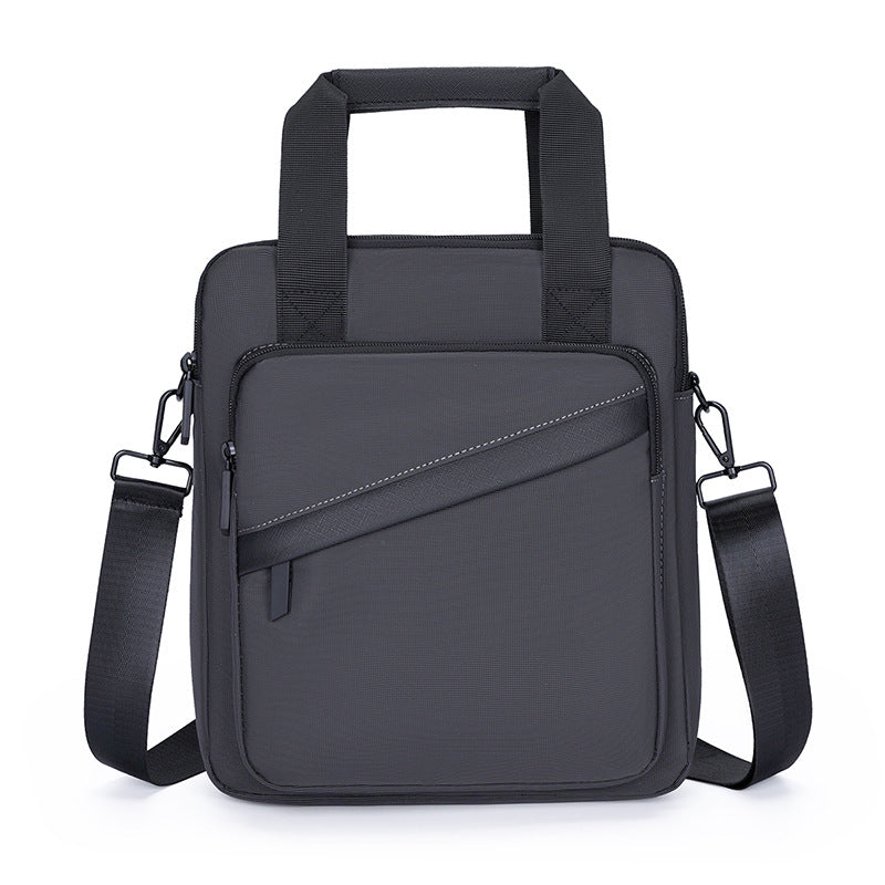 Cross-border simple laptop bag 2025 large-capacity business briefcase travel commute shoulder messenger bag wholesale