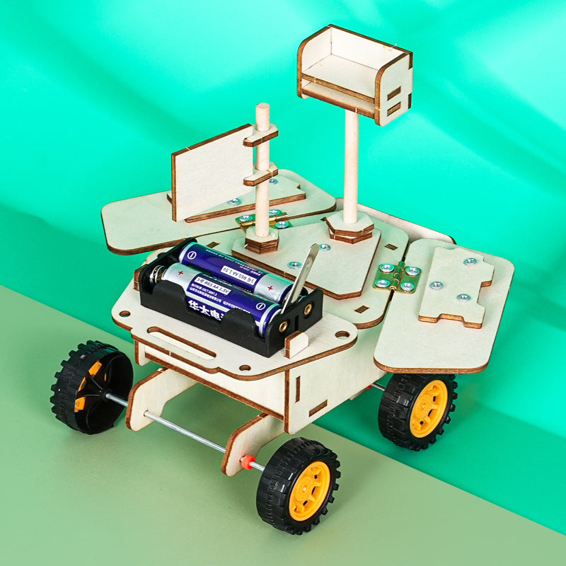 Lunar rover technology small production small invention puzzle children and students handmade DIY science experiment material package