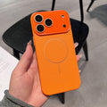 Suitable for apple 17promax magnetic phone case supports iphone16plus protective cover 15 magnetic phone case