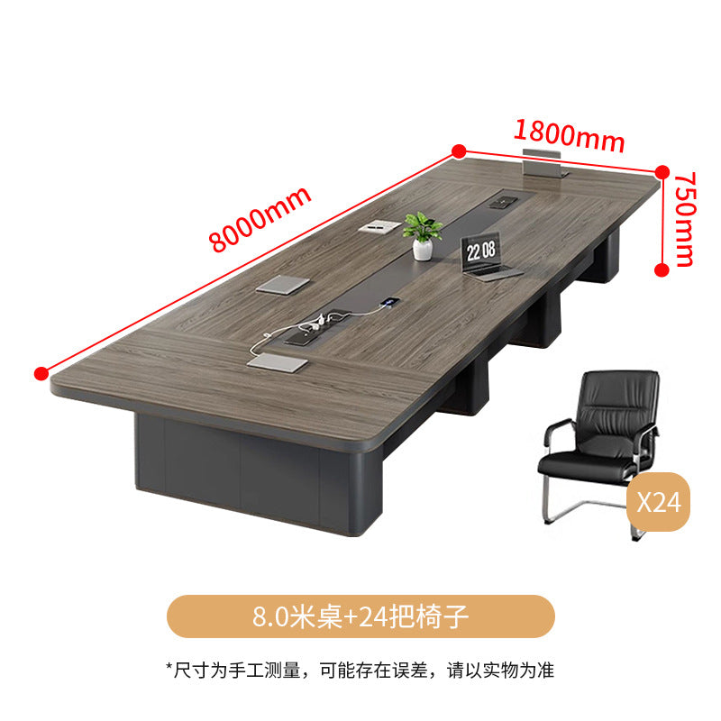 Saint li office conference table long table conference room table and chair combination bench table negotiation employee training table