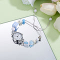 Jewelry pearl strap watch new design black technology internet celebrity stylish creative quartz watch quartz women's watch