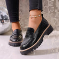 autumn new arrival: plus-size chunky sole loafers for women - wholesale available, dropshipping to  & , sizes 36-43