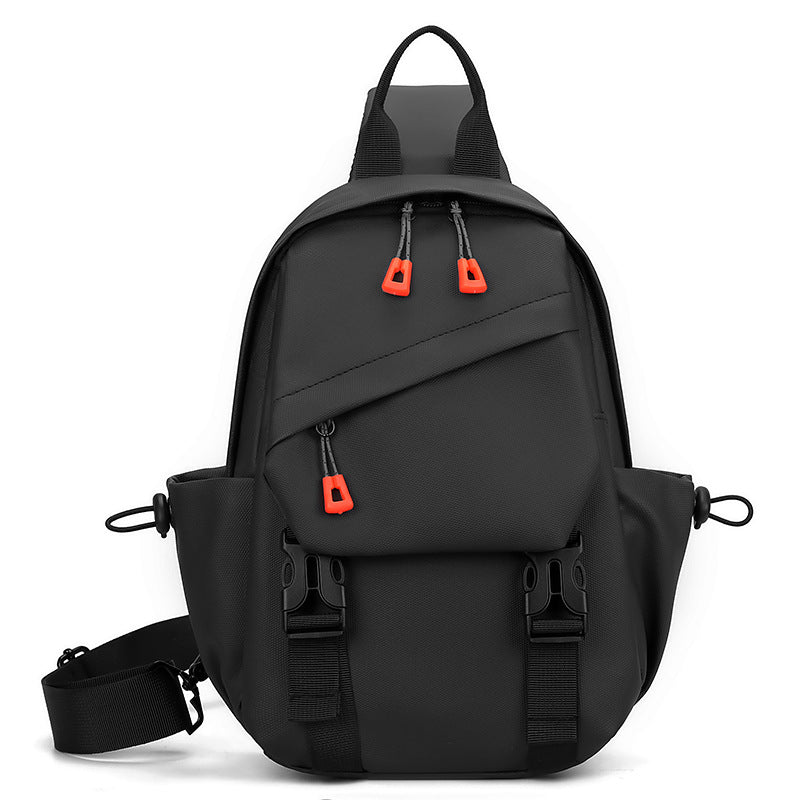 Cross-border fashion breast bag men's trend multi-functional casual shoulder bag large capacity cycling sports lightweight messenger bag