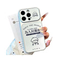 Simple drawing serves the people, suitable for boys and girls, iphone17 couple mobile phone case, love apple 18 soft case