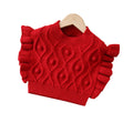 Girls' knitted vest sweater - autumn  collection - soft pullover vest for little girls (ages 1-6)