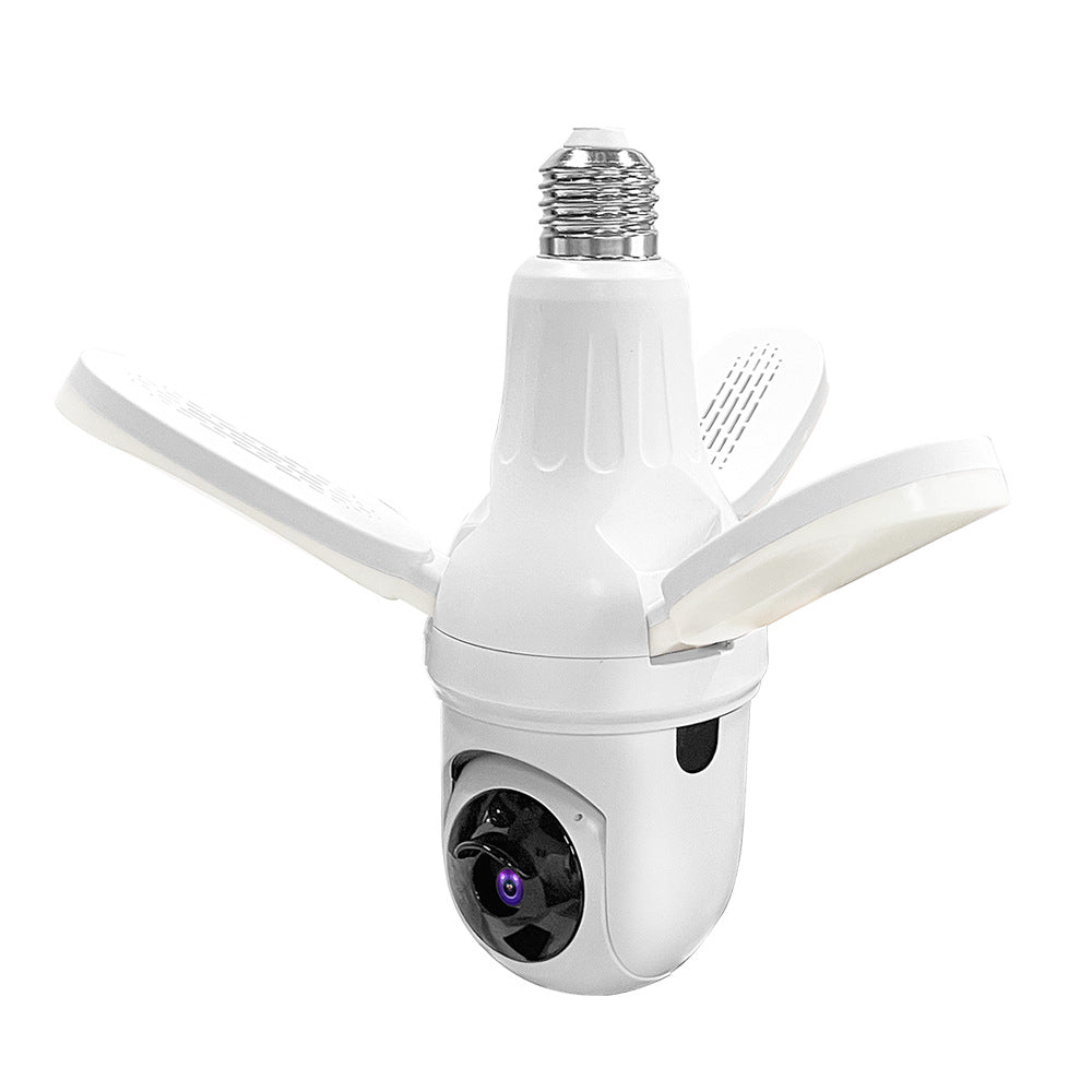 Cross-border special indoor three-leaf light shaking head machine high definition full color night vision wireless WiFi intelligent surveillance camera