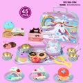 children's simulation tea set, food, dessert, cake, coffee, tea break, afternoon tea, girl's play house gift