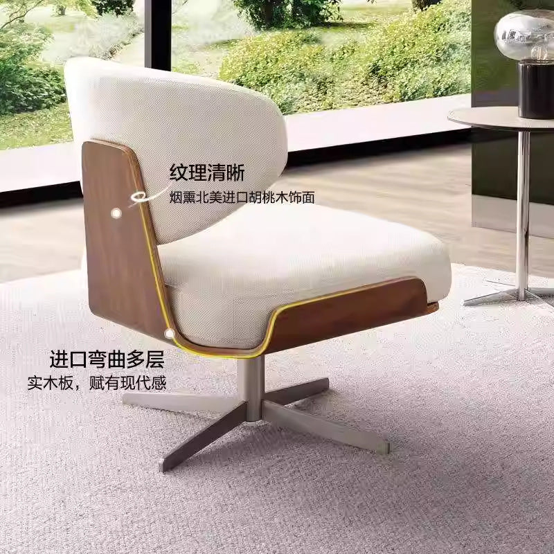 Modern minimalist sofa chair living room leisure chair conference casual single chair sofa simple fabric single chair office chair