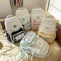 Summer cartoon print cat lightweight tote bag 2025 new fashionable and cute backpack for elementary school students