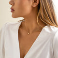 European and american cross-border new jewelry: fashionable and minimalist stainless steel star necklace for women - unique and versatile five-pointed star pendant