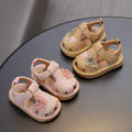 Girls'  summer new collection: vintage-style leather mary janes - versatile floral design, squeaky fun, soft sole, lightweight princess shoes for kids