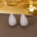 Er-16 silver drop earrings