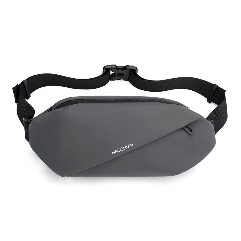 Breast bag men's Korean version ins style  fashion messenger bag trendy casual shoulder bag simple outdoor sports bag