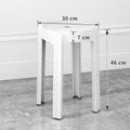 Thickened plastic stoolfor home stackable dining table bench long sitting comfortable chair windmill stool plastic round stool