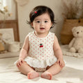 Baby girl's lightweight princess dress summer romper cute bodysuit dress full month & 100-day celebration outfit