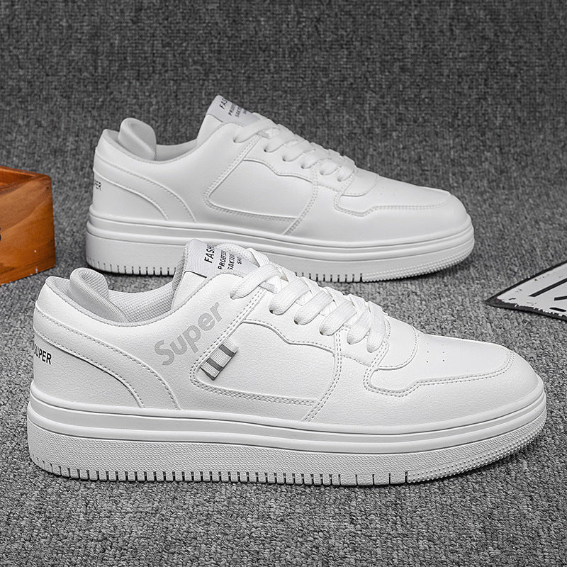 Spring white shoes men's shoes 2025 white sports trendy student sneakers boys trendy shoes casual men's running shoes