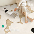 Distributed round carpet classy sense of accessible luxury living room bedroom bedside coffee table sofa no-wash, wipeable and maintenance-free floor mat