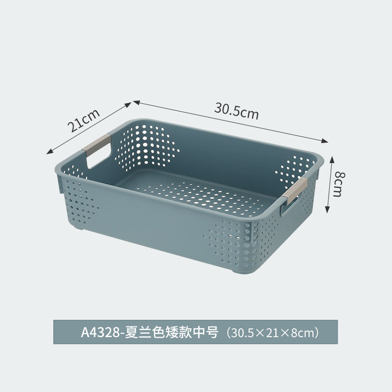 Wholesale desktop storage basket sundries storage box storage basket rectangular snack toy storage basket finishing box